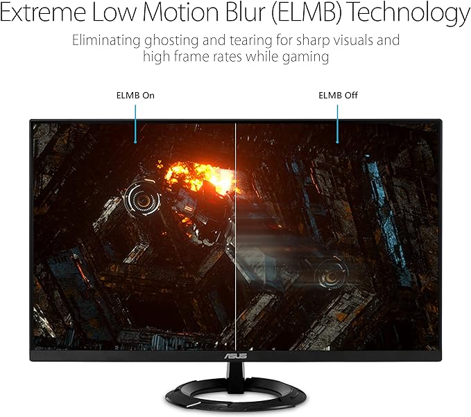 ASUS VZ279HEG1R 27” Gaming Monitor, 1080P, 75Hz, IPS, 1ms, Free Sync, Extreme Low Motion Blur, Eye Care, HDMI VGA, Ultra-Slim, Frameless ASUS VZ279HEG1R 27” Gaming Monitor, 1080P, 75Hz, IPS, 1ms, Free Sync, Extreme Low Motion Blur, Eye Care, HDMI VGA, Ultra-Slim, Frameless